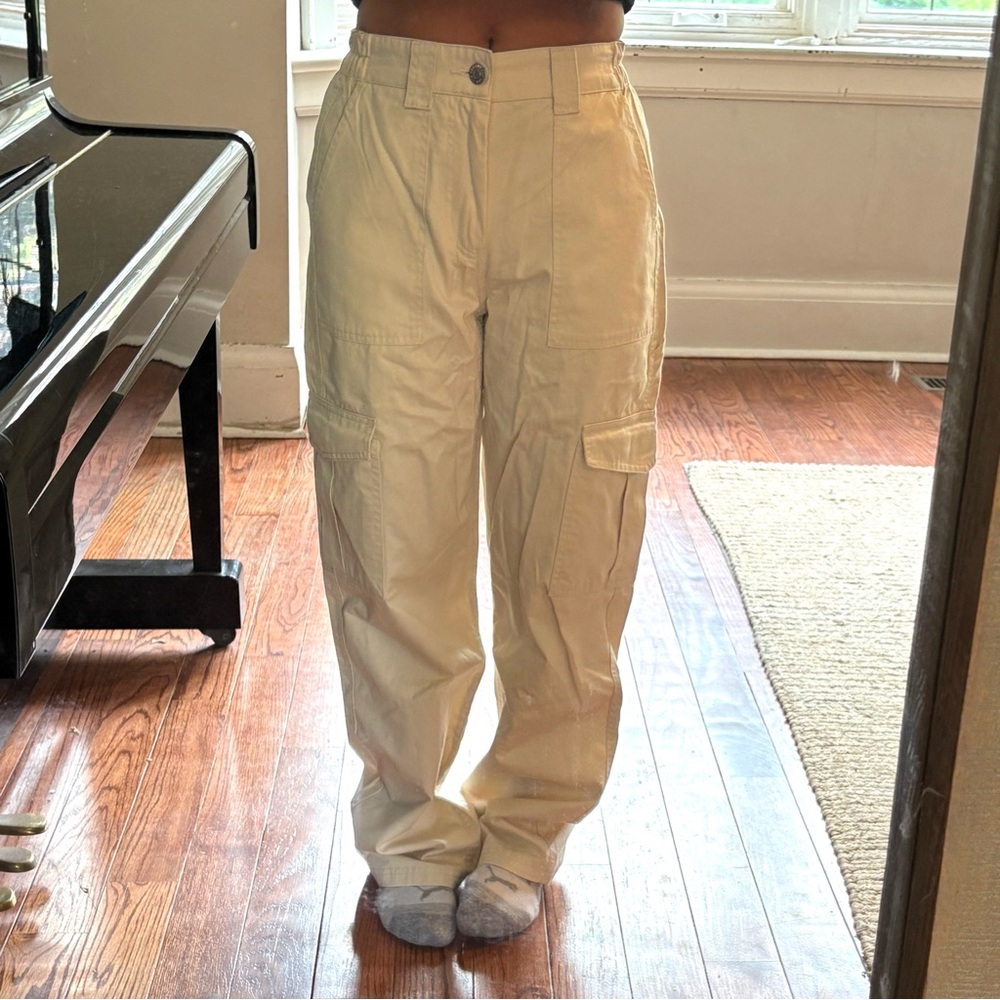 Urban Outfitters BDG Cream Cargo Pants